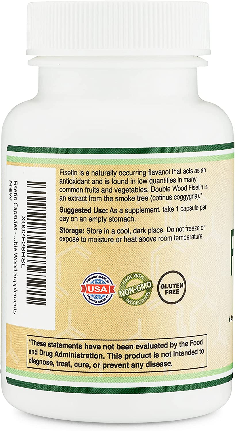 Double Wood Fisetin 漆黃素 — 60 粒素食膠囊 - Regentify