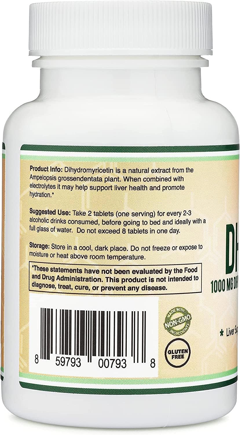 DHM1000™｜DHM雙氫麥芽素解酒片｜快速舒緩宿醉・補水護肝配方 - Regentify