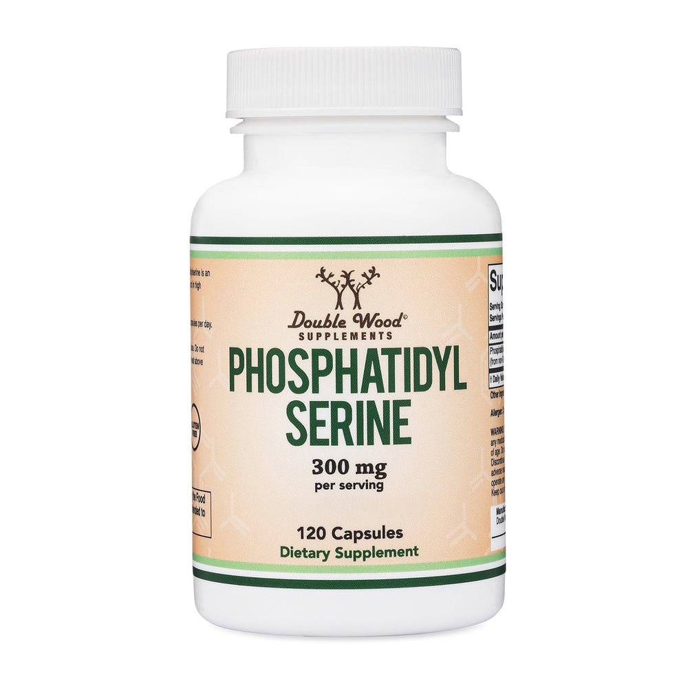 Double Wood Phosphatidylserine 磷脂絲胺酸 — 120 粒素食膠囊 - Regentify