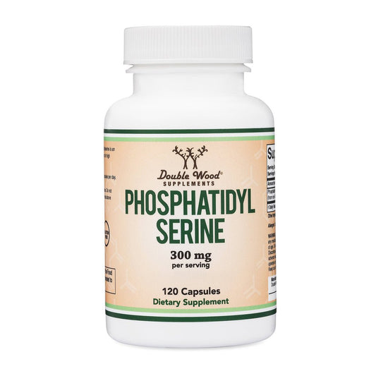 Double Wood Phosphatidylserine 磷脂絲胺酸 — 120 粒素食膠囊 - Regentify
