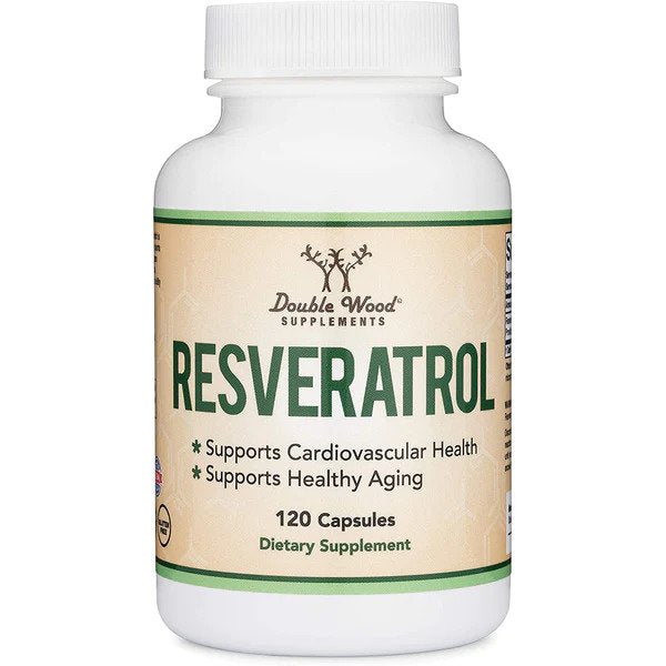 Double Wood Resveratrol 白藜蘆醇 — 120 粒素食膠囊