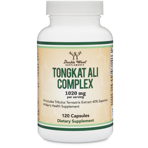 Double Wood Tongkat Ali Extract 東革阿里萃取物 — 120 粒素食膠囊