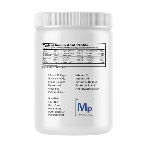 Codeage Multi Collagen Peptides Powder 膠原蛋白肽粉 - 每罐 30 次飲用份量 - Regentify