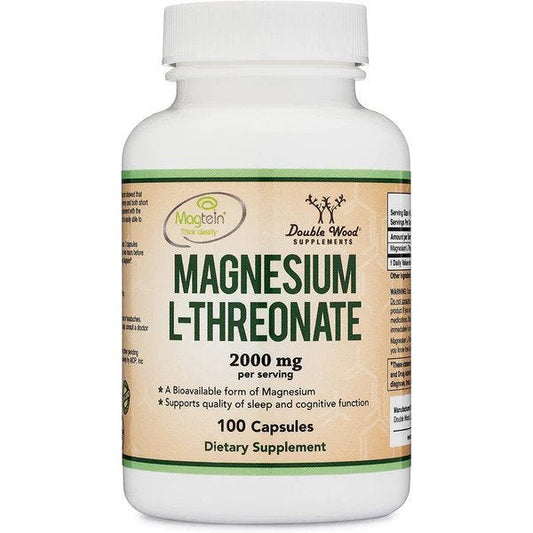 Double Wood Magnesium Threonate 蘇糖酸鎂 — 100 粒素食膠囊 - Regentify