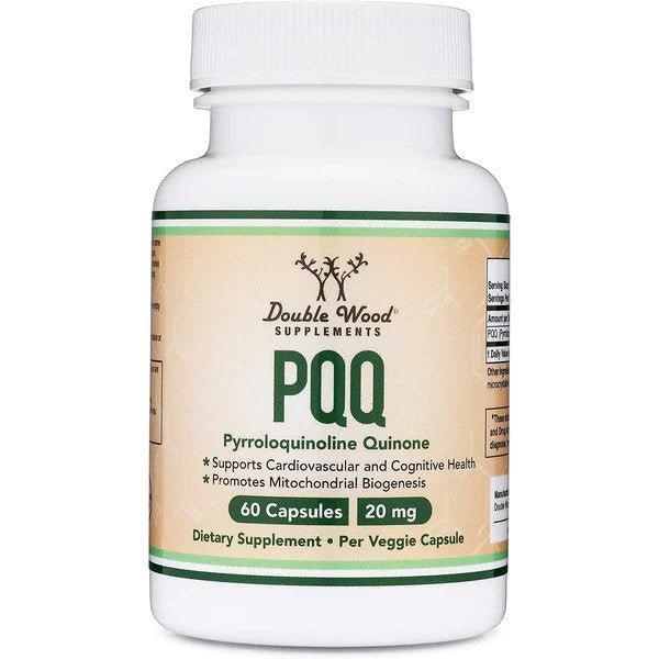 Double Wood PQQ 吡氯奎因奎因 — 60 粒素食膠囊 - Regentify