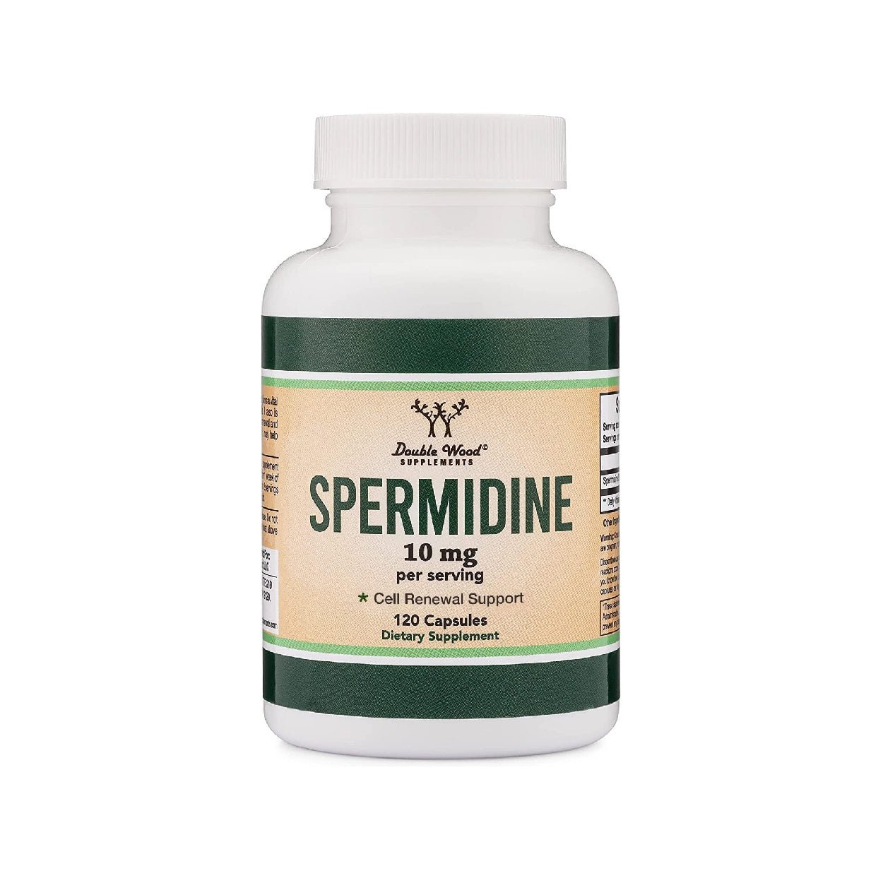 Double Wood Spermidine 亞精胺 — 120 粒素食膠囊 - Regentify